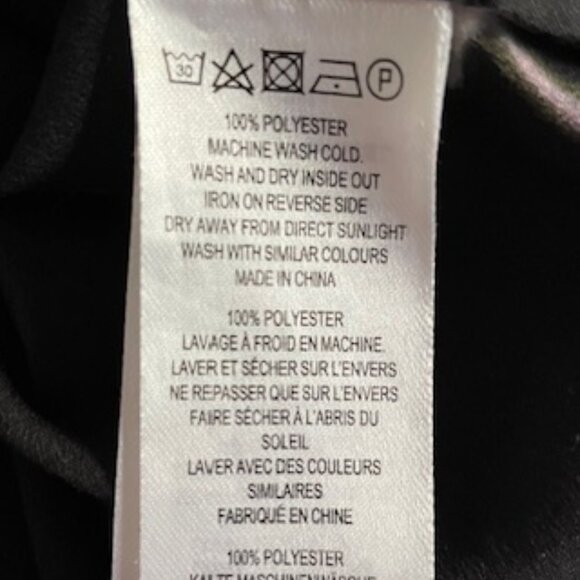 French Connection Waterflower Drape 3/4 Sleeve Blouse Size 6 - Picture 4 of 4